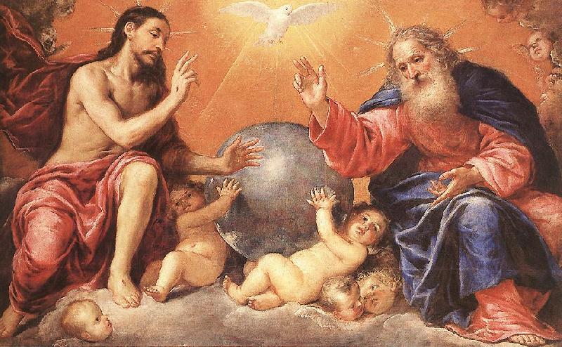 PEREDA, Antonio de The Holy Trinity ga oil painting image